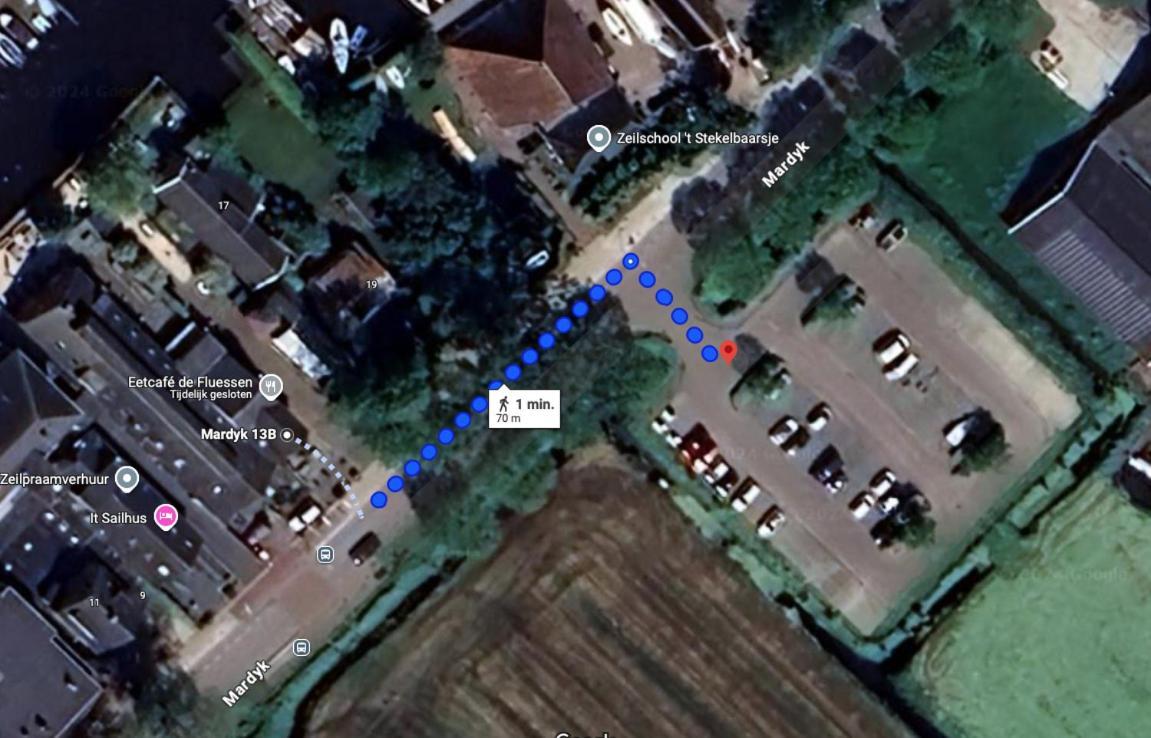 Landzicht Vakantiehuis Aan De Fluessen Elahuizen Exteriör bild
